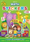 Cover: School Zone Early Math Sticker Learning Workbook - School Zone