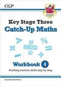 Cover: KS3 Maths Catch-Up Workbook 4 (with Answers) - Coordination Group Publications Ltd (CGP)