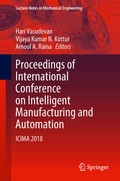 Cover: Proceedings of International Conference on Intelligent Manufacturing and Automation - Springer