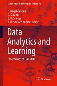 Enlarge image Cover: Data Analytics and Learning - Springer