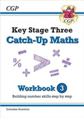 Cover: KS3 Maths Catch-Up Workbook 3 (with Answers) - Coordination Group Publications Ltd (CGP)