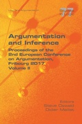 Cover: Argumentation and Inference. Volume II - College Publications