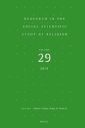 Cover: Research in the Social Scientific Study of Religion, Volume 29 - Brill