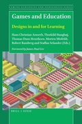 Cover: Games and Education: Designs in and for Learning - Brill