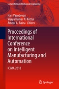 Cover: Proceedings of International Conference on Intelligent Manufacturing and Automation - Springer