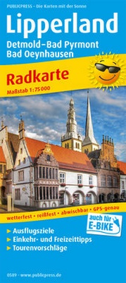 Abbildung von: Lipperland, Detmold - Bad Pyrmont - Bad Oeynhausen - Freytag-Berndt und ARTARIA