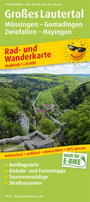 Abbildung von: Großes Lautertal, Münsingen - Gomadingen - Zwiefalten - Hayingen - Freytag-Berndt und ARTARIA