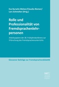 Cover: Rolle und Professionalit&auml;t von Fremdsprachenlehrpersonen - Narr Francke Attempto Verlag