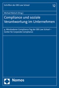 Cover: Compliance und soziale Verantwortung im Unternehmen - Nomos