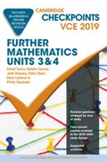 Cover: Cambridge Checkpoints VCE Further Mathematics Units 3 and 4 2019 and QuizMeMore - Cambridge University Press