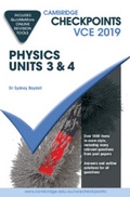 Cover: Cambridge Checkpoints VCE Physics Units 3 and 4 2019 and QuizMeMore - Cambridge University Press