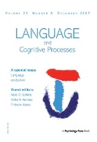 Abbildung von: Language Production: Second International Workshop on Language Production - Psychology Press Ltd