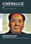 Cover: CINEMA&CIE INTERNATIONAL FILM STUDIES JOURN ALvol. XVIII, no. 30, Spring 2018 - Mimesis International