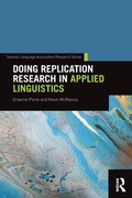 Cover: Doing Replication Research in Applied Linguistics - Routledge