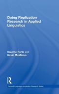 Cover: Doing Replication Research in Applied Linguistics - Routledge