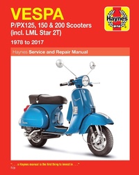Abbildung von: Vespa P/PX125, 150 & 200 Scooters (incl. LML Star 2T) (78-17) - J H Haynes & Co Ltd