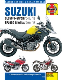 Abbildung von: Suzuki DL650 V-Strom & SFV650 Gladius (04 - 19) - J H Haynes & Co Ltd