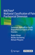 Bild: MACPainP Multiaxial Classification of Pain Psychosocial Dimension - Springer