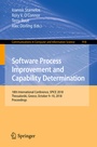 Cover: Software Process Improvement and Capability Determination - Springer