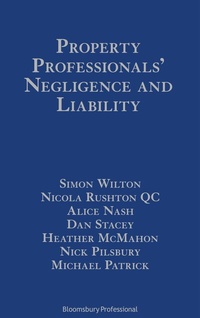 Abbildung von: Property Professionals' Negligence and Liability - Bloomsbury Professional