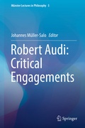 Cover: Robert Audi: Critical Engagements - Springer