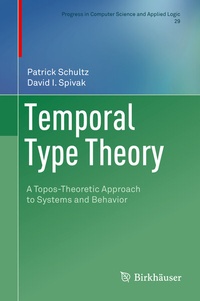 Enlarge image Cover: Temporal Type Theory - Birkhäuser