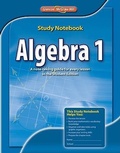 Cover: Algebra 1, Study Notebook - McGraw-Hill Inc.,US