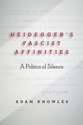 Cover: Heidegger's Fascist Affinities - Stanford University Press