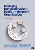 Cover: Managing Human Behavior in Public and Nonprofit Organizations - CQ Press
