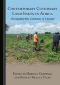 Cover: Contemporary Customary Land Issues in Africa - Cambridge Scholars Publishing
