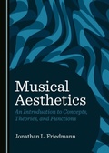 Cover: Musical Aesthetics - Cambridge Scholars Publishing