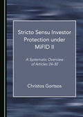 Cover: Stricto Sensu Investor Protection under MiFID II - Cambridge Scholars Publishing
