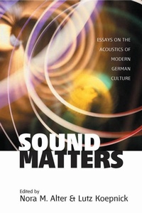 Enlarge image Cover: Sound Matters - Berghahn Books