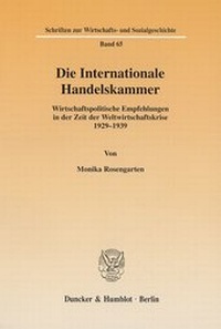 Abbildung von: Die Internationale Handelskammer - Duncker & Humblot