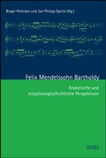 Cover: Felix Mendelssohn Bartholdy - Georg Olms Verlag