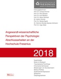 Cover: Angewandt-wissenschaftliche Perspektiven der Psychologie - BoD - Books on Demand