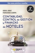Cover: Contabilidad, control de gesti&oacute;n y finanzas de hoteles : con casos pr&aacute;cticos resueltos - Profit Editorial