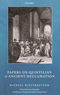 Cover: Papers on Quintilian and Ancient Declamation - Oxford University Press