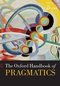 Cover: The Oxford Handbook of Pragmatics - Oxford University Press