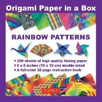 Enlarge image Cover: Origami Paper in a Box - Rainbow Patterns - Tuttle Publishing