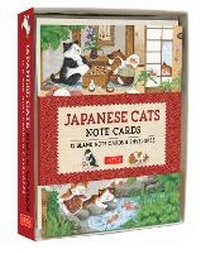 Enlarge image Cover: Japanese Cats Note Cards - Tuttle Publishing