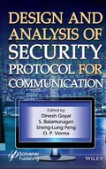 Cover: Design and Analysis of Security Protocol for Communication - Wiley-Scrivener