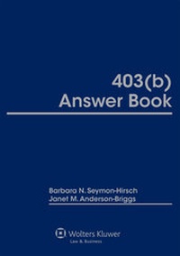 Abbildung von: 403(b) Answer Book - Aspen Publishers