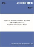 Cover: $L$-Groups and the Langlands Program for Covering Groups - Societe mathematique de France