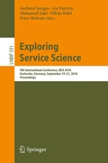 Bild: Exploring Service Science - Springer