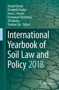 Abbildung von: International Yearbook of Soil Law and Policy 2018 - Springer