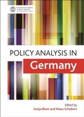 Cover: Policy Analysis in Germany - Policy Press