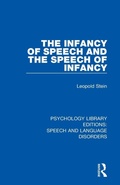 Cover: The Infancy of Speech and the Speech of Infancy - Routledge