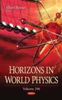 Cover: Horizons in World Physics. Volume 296 - Nova Science Publishers