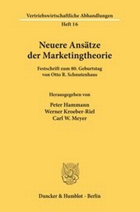 Abbildung von: Neuere Ansätze der Marketingtheorie. - fibre